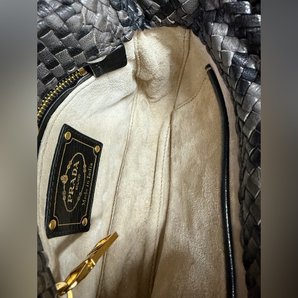 Prada Madras Crossbody Brown Bag - Picture 12 of 16